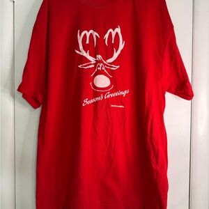 Vintage McDonald's Red Holiday Graphic Tee
